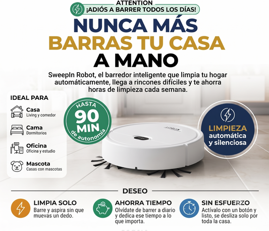 "SmartClean Bot" Tu hogar impecable con un solo click